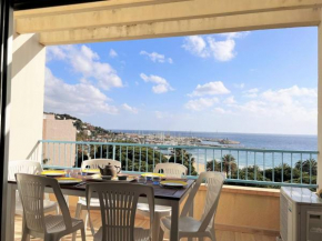 Appartement climatisé 3 pièces, 6 couchages - Face à la plage - Le Lavandou - FR-1-251-510